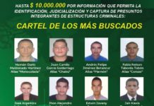 Recompensas por información de los más buscados en Itagüí