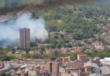 Controlado incendio forestal en vereda de Itagüí