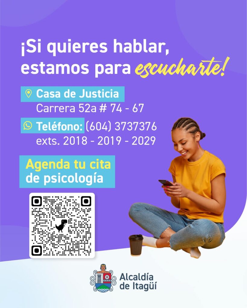 Itagüí refuerza atención en salud mental con servicio gratuito de psicología - Itagüí Hoy | Noticias de Itagüí