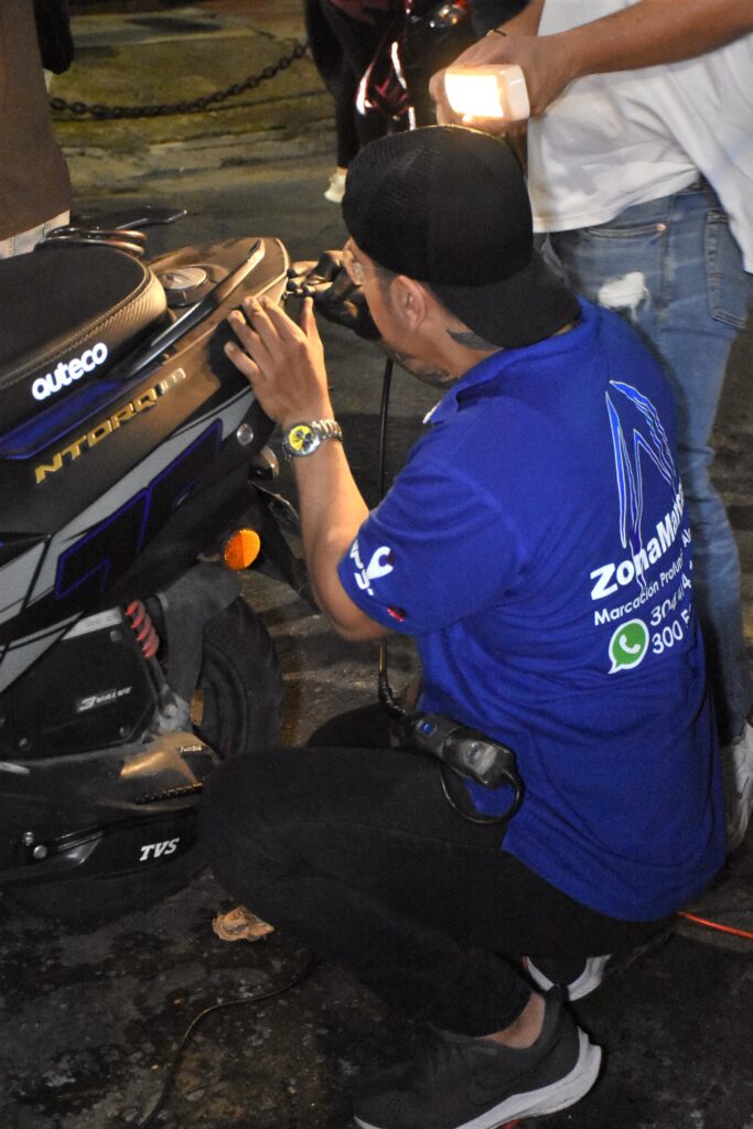 Con marcación gratuita en los barrios de Itagüí se busca prevenir el hurto de vehículos