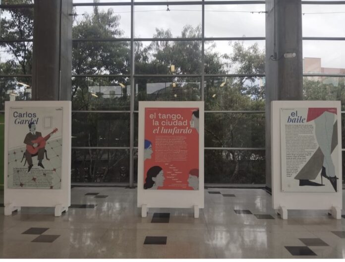 Exposición tango Metro de Medellín