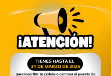 inscribir la cédula