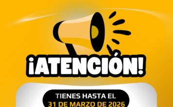 Avisos importante: plazo para inscribir la cédula hasta el 31 de marzo de 2026 inscribir la cédula