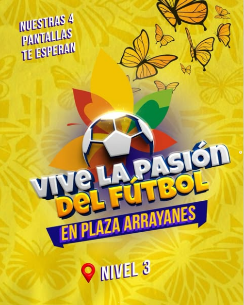 ¡Arranca el Mundial y Plaza Arrayanes lo vivirá en pantalla gigante!