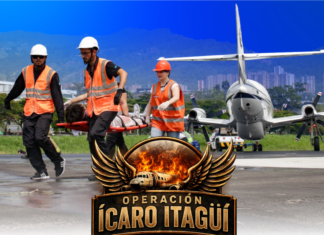 ¡No se alarme! Este sábado habrá un simulacro de accidente aéreo en Itagüí