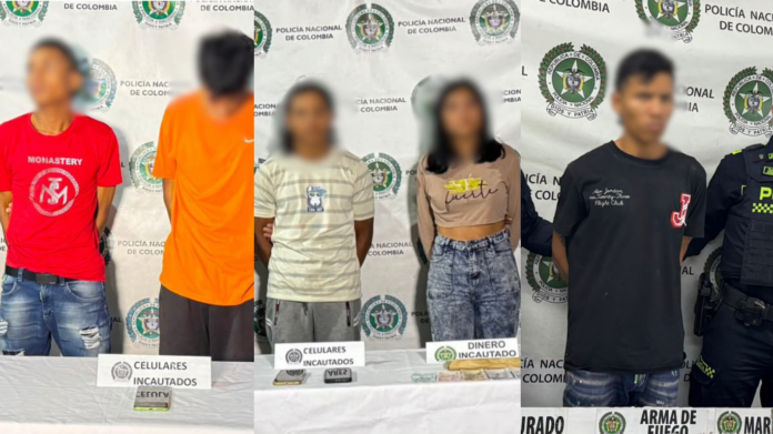 Cinco capturados y dos armas incautadas en tres golpes contra ‘El Ajizal’ en Itagüí